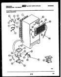SYSTEM AND AUTOMATIC DEFROST PARTS Diagram and Parts List for FPW18TPL0  Frigidaire Refrigerator