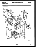 CABINET PARTS Diagram and Parts List for LCE752LW1  Frigidaire Washer Dryer Combo