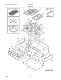 Part Location Diagram of 318185239 Frigidaire MAIN TOP Assembly