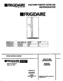 COVER Diagram and Parts List for FRS26WNCD0  Frigidaire Refrigerator