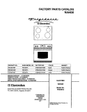 COVER Diagram and Parts List for FED367AQF  Frigidaire Range