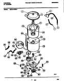 DRUM Diagram and Parts List for MWX121RBW1  Frigidaire Washer