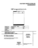 COVER Diagram and Parts List for FDB641RAB0  Frigidaire Dishwasher