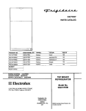 COVER Diagram and Parts List for GS21HTZBC0  Frigidaire Refrigerator