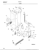 Part Location Diagram of 218922705 Frigidaire COVER-LOWER HINGE, BLACK