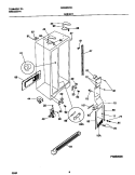 CABINET Diagram and Parts List for GRS20HRHD2  Gibson Refrigerator