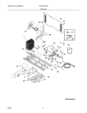 SYSTEM Diagram and Parts List for EI24WC75HS0  Electrolux Wine and Beverage Cooler