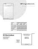 COVER Diagram and Parts List for FMB330RGB0  Frigidaire Dishwasher
