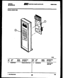 Part Location Diagram of 5303280300 Frigidaire PANEL-CONTROL Assembly