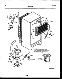 SYSTEM AND AUTOMATIC DEFROST PARTS Diagram and Parts List for FPES21TIRW0  Frigidaire Refrigerator