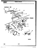 REFRIGERATOR CONTROL ASSEMBLY, DAMP Diagram and Parts List for WRS22WRAW0  Frigidaire Refrigerator
