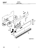 CONTROL PANEL Diagram and Parts List for FEB798CCBI  Frigidaire Wall Oven