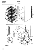 SYSTEM Diagram and Parts List for GFU14M3AW5  Gibson Freezer
