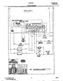 WIRING DIAGRAM Diagram and Parts List for FED387CCSD  Frigidaire Wall Oven