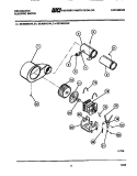BLOWER AND DRIVE PARTS Diagram and Parts List for DEA501G1D  Kelvinator Dryer