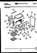 BODY PARTS Diagram and Parts List for R32BAW4  Frigidaire Range