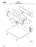P16C0073 CONTROL PANEL Diagram and Parts List for FDG336RES2  Frigidaire Dryer