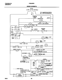 WIRING DIAGRAM Diagram and Parts List for FRS24ZRHB3  Frigidaire Refrigerator