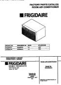 COVER Diagram and Parts List for FAC056G7A3  Frigidaire Air Conditioner
