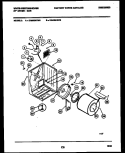 CABINET AND COMPONENT PARTS Diagram and Parts List for DG400KXW6  Frigidaire Dryer