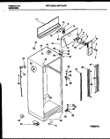 CABINET PARTS Diagram and Parts List for MRT18JZBY0  Uni Refrigerator