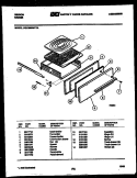 BROILER DRAWER PARTS Diagram and Parts List for CGC3M8WVTA  Gibson Range
