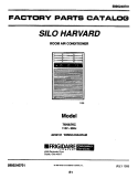 COVER Diagram and Parts List for 76HA76C  Frigidaire Air Conditioner