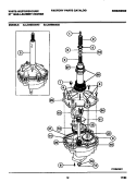 TRANSMISSION Diagram and Parts List for LG400SXD2  Frigidaire Washer Dryer Combo