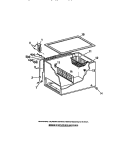 CABINET EXTERIOR & INTERIOR Diagram and Parts List for CF5DL2  Frigidaire Freezer