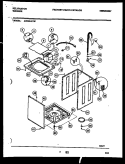 CABINET PARTS Diagram and Parts List for AW350-K1L  Kelvinator Washer
