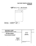 COVER Diagram and Parts List for NGSW1443AS0  Frigidaire Washer