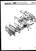 CONTROL PANEL Diagram and Parts List for RGCF95EZ  Frigidaire Wall Oven