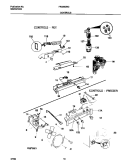 CONTROLS Diagram and Parts List for FRS26ZRGB8  Frigidaire Refrigerator