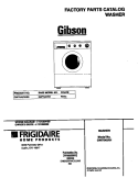 COVER Diagram and Parts List for GWT645RHS0  Gibson Washer
