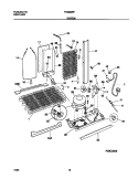 SYSTEM Diagram and Parts List for FRS22ZRFD3  Frigidaire Refrigerator