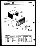 Part Location Diagram of G500036-08 Frigidaire PANEL-FRONT