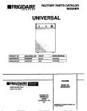 COVER Diagram and Parts List for MWX233REW0  Frigidaire Washer