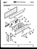 BACKGUARD Diagram and Parts List for RSEG37BFL2  Frigidaire Range