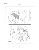 SYSTEM Diagram and Parts List for FFU17F9HW3  Frigidaire Freezer