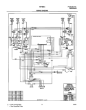 WIRING DIAGRAM Diagram and Parts List for FEFB68CQB  Frigidaire Range