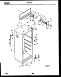 CABINET PARTS Diagram and Parts List for WRT15CGBW0  Frigidaire Refrigerator