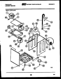 CABINET PARTS Diagram and Parts List for LCG771LL3  Frigidaire Washer Dryer Combo