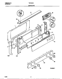 BACKGUARD Diagram and Parts List for TGF357BCWC  Tappan Range