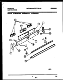 CONTROL PANEL Diagram and Parts List for FES355CBBB  Frigidaire Range