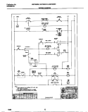 WIRING DIAGRAM Diagram and Parts List for MEF352BEDC  Frigidaire Range