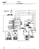 WIRING DIAGRAM Diagram and Parts List for WAK083F7V1  Frigidaire Air Conditioner