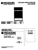 COVER Diagram and Parts List for FGF334BGDC  Frigidaire Range