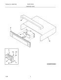 CONTROL PANEL Diagram and Parts List for E30EW7CESS3  Electrolux Wall Oven