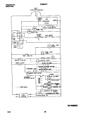 WIRING DIAGRAM Diagram and Parts List for FRS28ZRFD0  Frigidaire Refrigerator