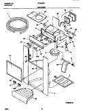 ICE DISPENSER Diagram and Parts List for FRS26ZXHD0  Frigidaire Refrigerator